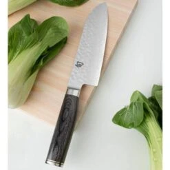 Shun Premier Grey Santoku 7" 9 Shun Premier Grey Santoku 7" -Barbecue Supplies Store shun premier grey santoku 7 kitchen knives 40053338112277