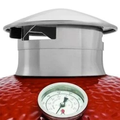 SmokeWare Stainless Steel Chimney Cap For Kamado Joe -Barbecue Supplies Store smokeware stainless steel chimney cap for kamado joe outdoor grill accessories 40053093237013
