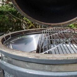 SnS Grills EasySpin Grill Grate For 22" Charcoal Kettle Grills -Barbecue Supplies Store sns grills easyspin grill grate for 22 charcoal kettle grills outdoor grill accessories 40053408858389