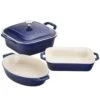Staub 4pc Mixed Baking Dish Set 2 Staub 4pc Mixed Baking Dish Set -Barbecue Supplies Store staub 4pc mixed baking dish set dark blue cookware 40052457406741