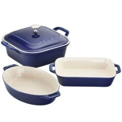 Staub 4pc Mixed Baking Dish Set