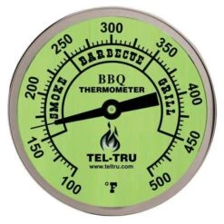 Tel-Tru BQ300 3" Glow Dial Barbecue Thermometer