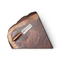 UTC Hardwoods Walnut Cheese Board And Knife Set -Barbecue Supplies Store utc hardwoods walnut cheese board and knife set tableware 40053250982165