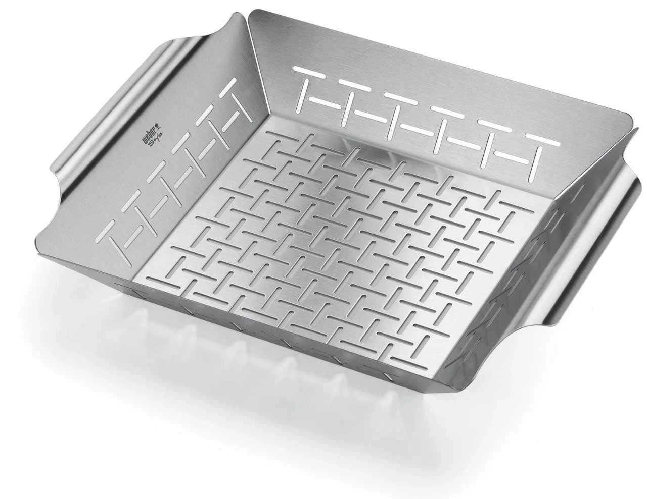 Weber Medium SS Deluxe Grilling Basket 3 Weber Medium SS Deluxe Grilling Basket