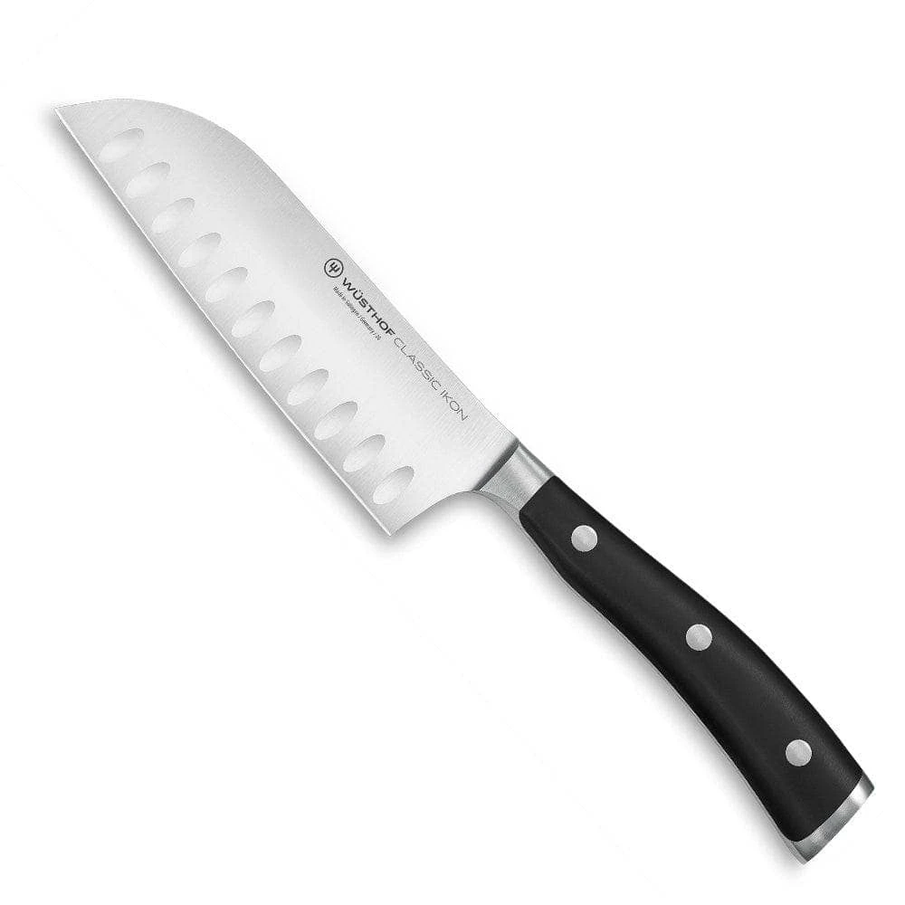 Wusthof 5" Classic Ikon Santoku Knife, Granton Edge 4 Wusthof 5" Classic Ikon Santoku Knife, Granton Edge - Image 2