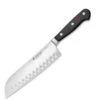 Wusthof Classic 7" Santoku, Granton Edge -Barbecue Supplies Store wusthof classic 7 santoku granton edge kitchen knives 40053228568853