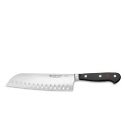 Wusthof Classic 7" Santoku, Granton Edge -Barbecue Supplies Store wusthof classic 7 santoku granton edge kitchen knives 40053228667157