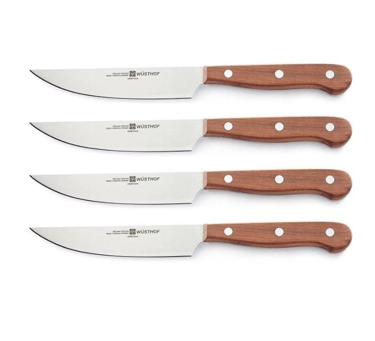 Wusthof Four Piece Plum Steak Knife Set 3 Wusthof Four Piece Plum Steak Knife Set