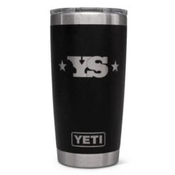 YETI Rambler 20 Oz Tumbler With Yoder Smokers Logo