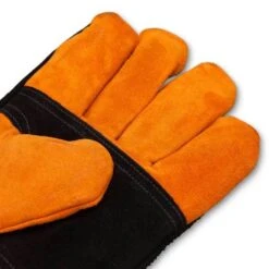 Yoder Smokers Long Leather BBQ Gloves -Barbecue Supplies Store yoder smokers long leather bbq gloves oven mitts pot holders 40052902134037