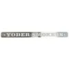 Yoder Smokers Stainless Steel Counterweight Sign, YS640 -Barbecue Supplies Store yoder smokers stainless steel counterweight sign ys640 outdoor grill accessories 40053227979029
