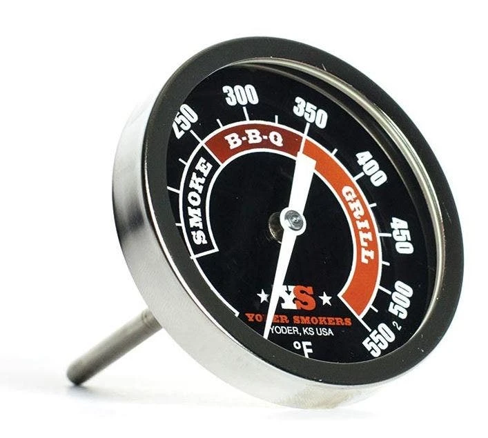 Yoder Smokers Tel-Tru Door Thermometer, Threaded 3 Yoder Smokers Tel-Tru Door Thermometer, Threaded
