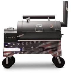 Yoder Smokers YS1500 Competition Cart Magnetic Wrap - American Flag -Barbecue Supplies Store yoder smokers ys1500 competition cart magnetic wrap american flag outdoor grill accessories 40053217788181
