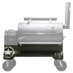 Yoder Smokers YS1500 Competition Cart Magnetic Wrap - Military Green