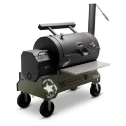 Yoder Smokers YS1500 Competition Cart Magnetic Wrap - Military Green -Barbecue Supplies Store yoder smokers ys1500 competition cart magnetic wrap military green outdoor grill accessories 40053273198869