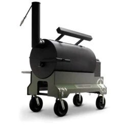 Yoder Smokers YS1500 Competition Cart Magnetic Wrap - Military Green -Barbecue Supplies Store yoder smokers ys1500 competition cart magnetic wrap military green outdoor grill accessories 40053273231637