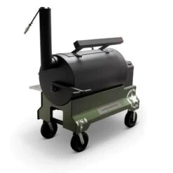 Yoder Smokers YS1500 Competition Cart Magnetic Wrap - Military Green -Barbecue Supplies Store yoder smokers ys1500 competition cart magnetic wrap military green outdoor grill accessories 40053273264405
