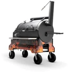 Yoder Smokers YS1500 Competition Cart Magnetic Wrap - Orange Flames 15 Yoder Smokers YS1500 Competition Cart Magnetic Wrap - Orange Flames -Barbecue Supplies Store yoder smokers ys1500 competition cart magnetic wrap orange flames outdoor grill accessories 40053216608533