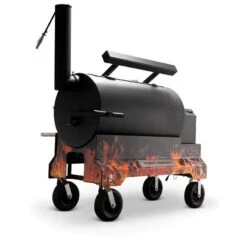 Yoder Smokers YS1500 Competition Cart Magnetic Wrap - Orange Flames 17 Yoder Smokers YS1500 Competition Cart Magnetic Wrap - Orange Flames -Barbecue Supplies Store yoder smokers ys1500 competition cart magnetic wrap orange flames outdoor grill accessories 40053216674069