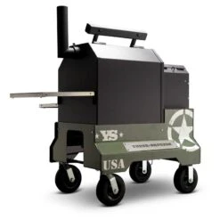 Yoder Smokers YS480 Competition Cart Magnetic Wrap - Military Green -Barbecue Supplies Store yoder smokers ys480 competition cart magnetic wrap military green outdoor grill accessories 40053218181397