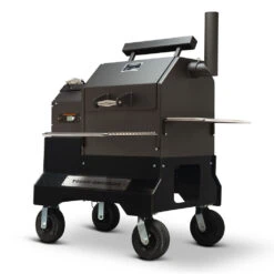 Yoder Smokers YS480s Pellet Grill On Competition Cart 40 Yoder Smokers YS480s Pellet Grill On Competition Cart -Barbecue Supplies Store yoder smokers ys480s pellet grill on competition cart black wire shelves 8 46014897160469