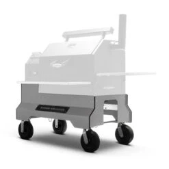 Yoder Smokers YS640 Competition Cart Base -Barbecue Supplies Store yoder smokers ys640 competition cart base silver outdoor grill carts 40052404617493