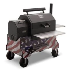 Yoder Smokers YS640 Competition Cart Magnetic Wrap - American Flag -Barbecue Supplies Store yoder smokers ys640 competition cart magnetic wrap american flag outdoor grill accessories 40053271101717