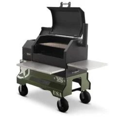 Yoder Smokers YS640 Competition Cart Magnetic Wrap - Military Green -Barbecue Supplies Store yoder smokers ys640 competition cart magnetic wrap military green outdoor grill accessories 40053271560469
