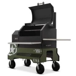 Yoder Smokers YS640 Competition Cart Magnetic Wrap - Military Green -Barbecue Supplies Store yoder smokers ys640 competition cart magnetic wrap military green outdoor grill accessories 40053271626005