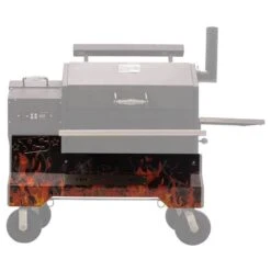 Yoder Smokers YS640 Competition Cart Magnetic Wrap - Orange Flames
