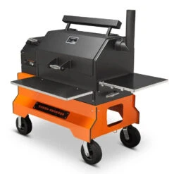 Yoder Smokers YS640s Pellet Grill On Competition Cart 29 Yoder Smokers YS640s Pellet Grill On Competition Cart -Barbecue Supplies Store yoder smokers ys640s pellet grill on competition cart orange wire shelves 8 outdoor grills 40163352641813